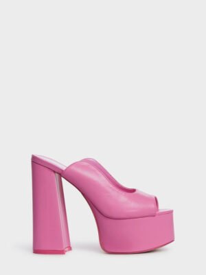 Pink Walt Platform Heels
