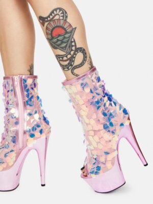 Celebration Time Platform Ankle Boots