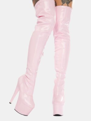 Pink Adore-3000HWR Thigh High Boots