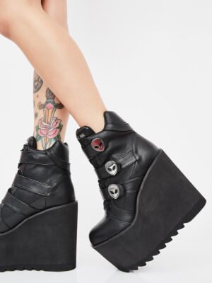She's Out There Wedge Boots