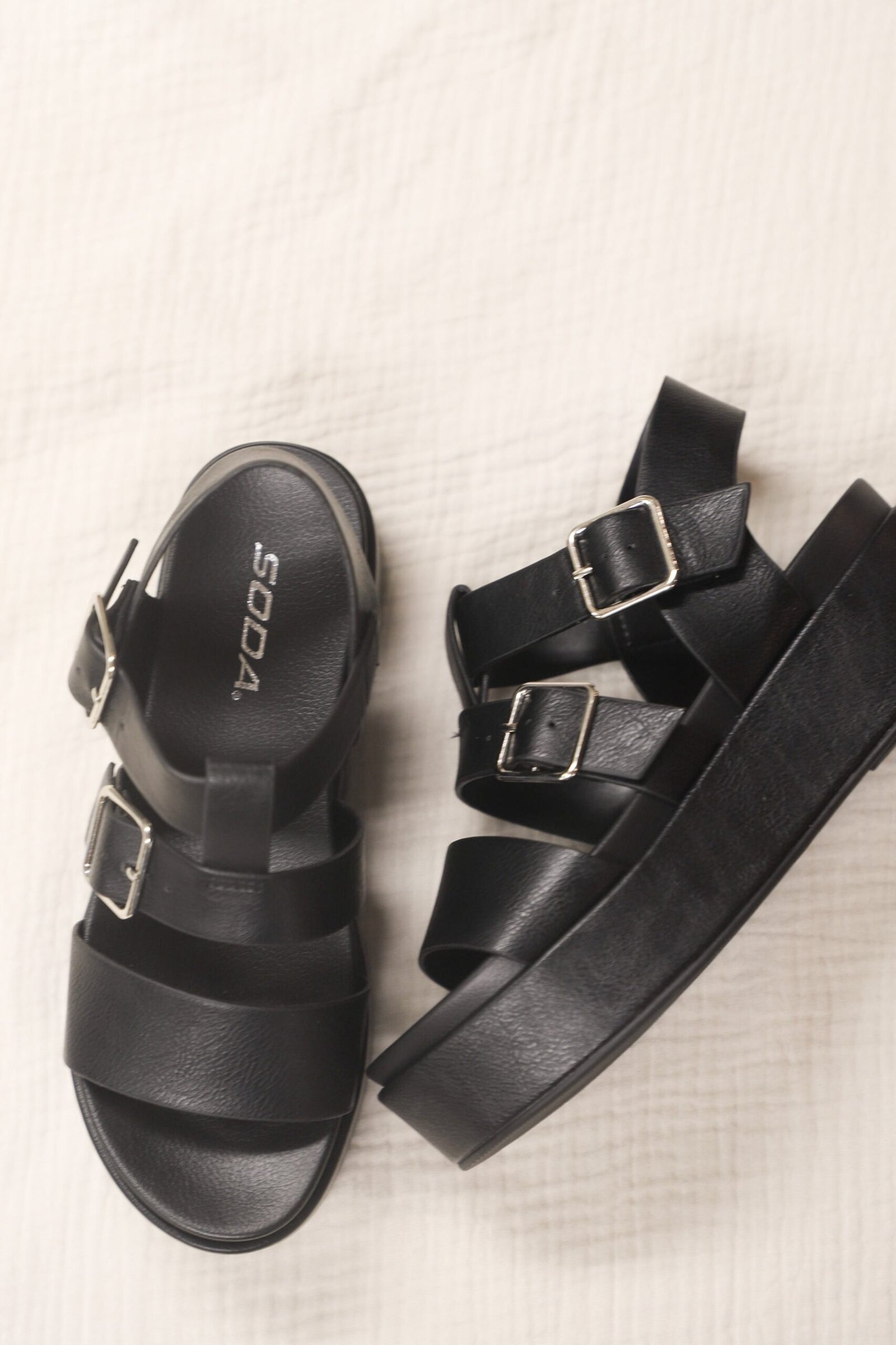 Drifter Double Buckle Platform Sandal - Image 4