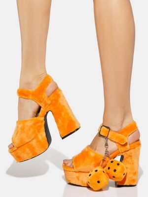 Snake Eyes Fuzzy Mary Janes