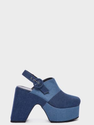 Stitched Up Platform Heels