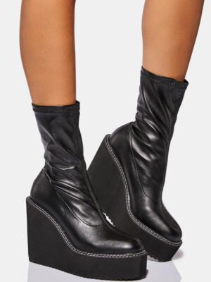 Night Newest Issue Wedge Ankle Boots