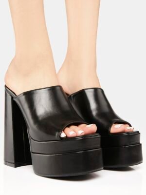 Shadow Float Away Platform Heels