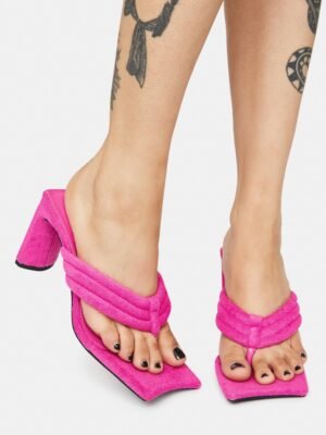 Resort Thong Heeled Mules