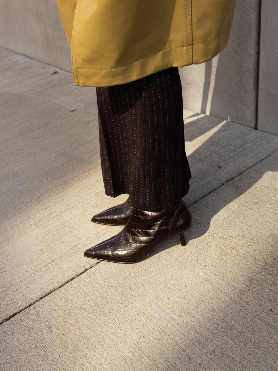 THE MIRANDA WARM BROWN CROC - Image 13