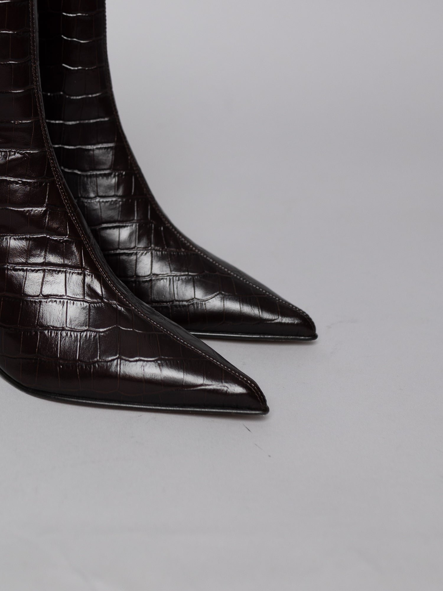 THE MIRANDA WARM BROWN CROC - Image 2