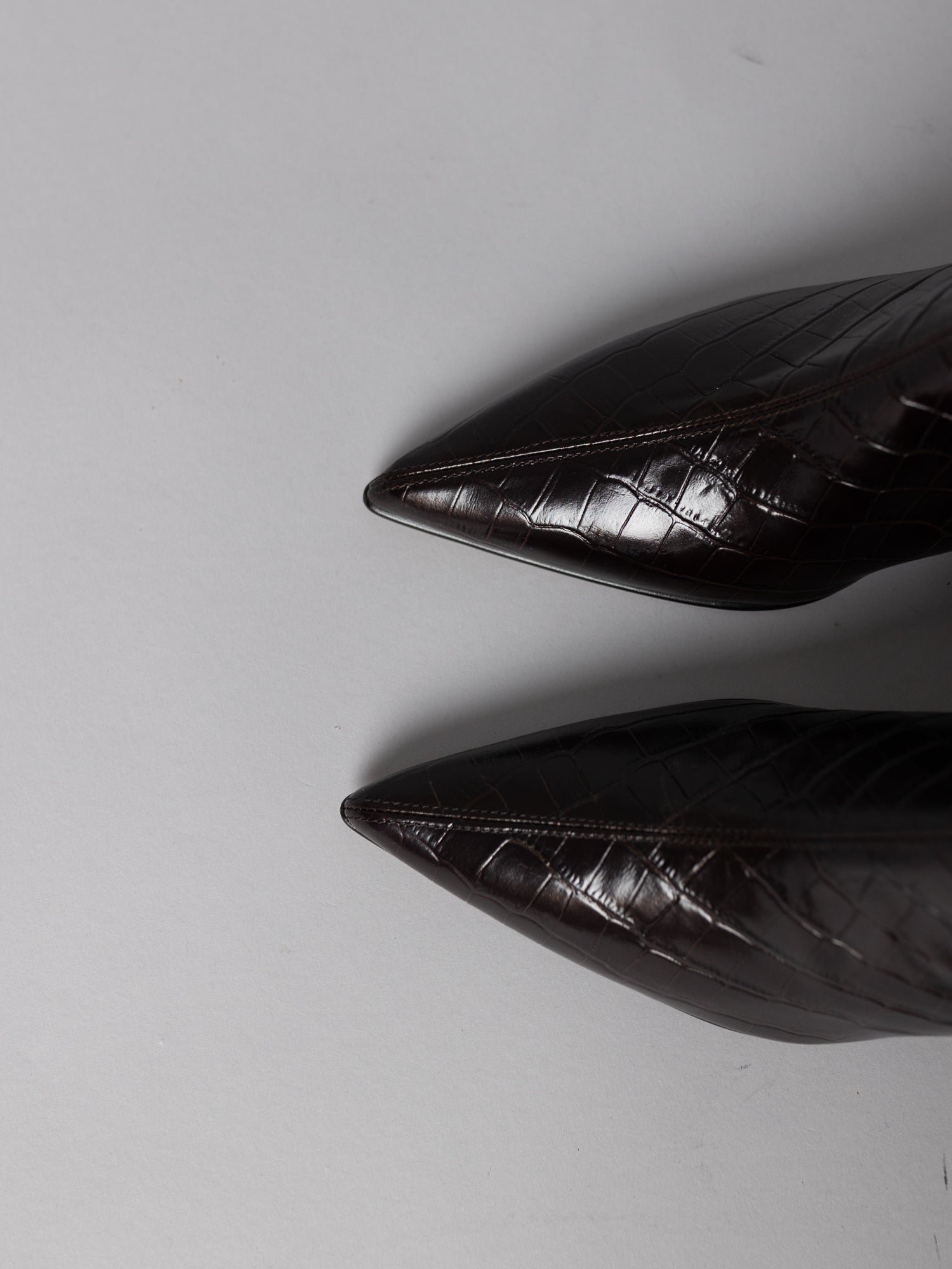 THE MIRANDA WARM BROWN CROC - Image 5