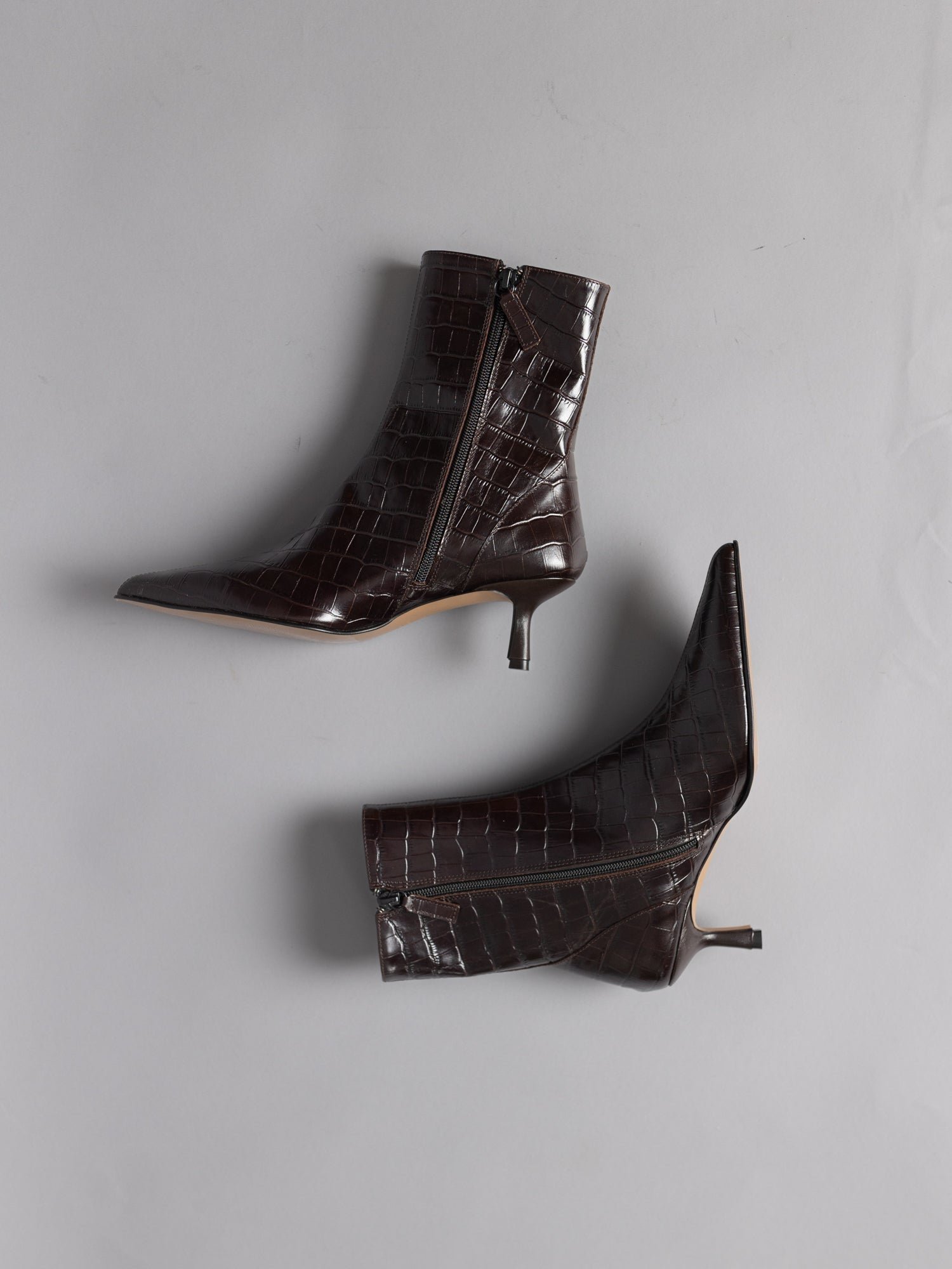 THE MIRANDA WARM BROWN CROC - Image 7