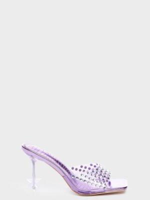 Purple Minnie Star Heels
