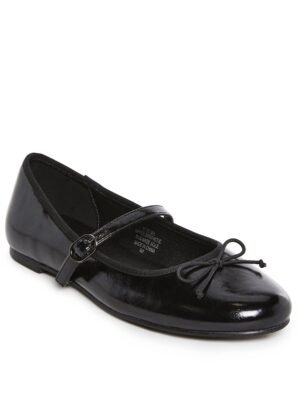 Woven Love Ballet Flats - Black