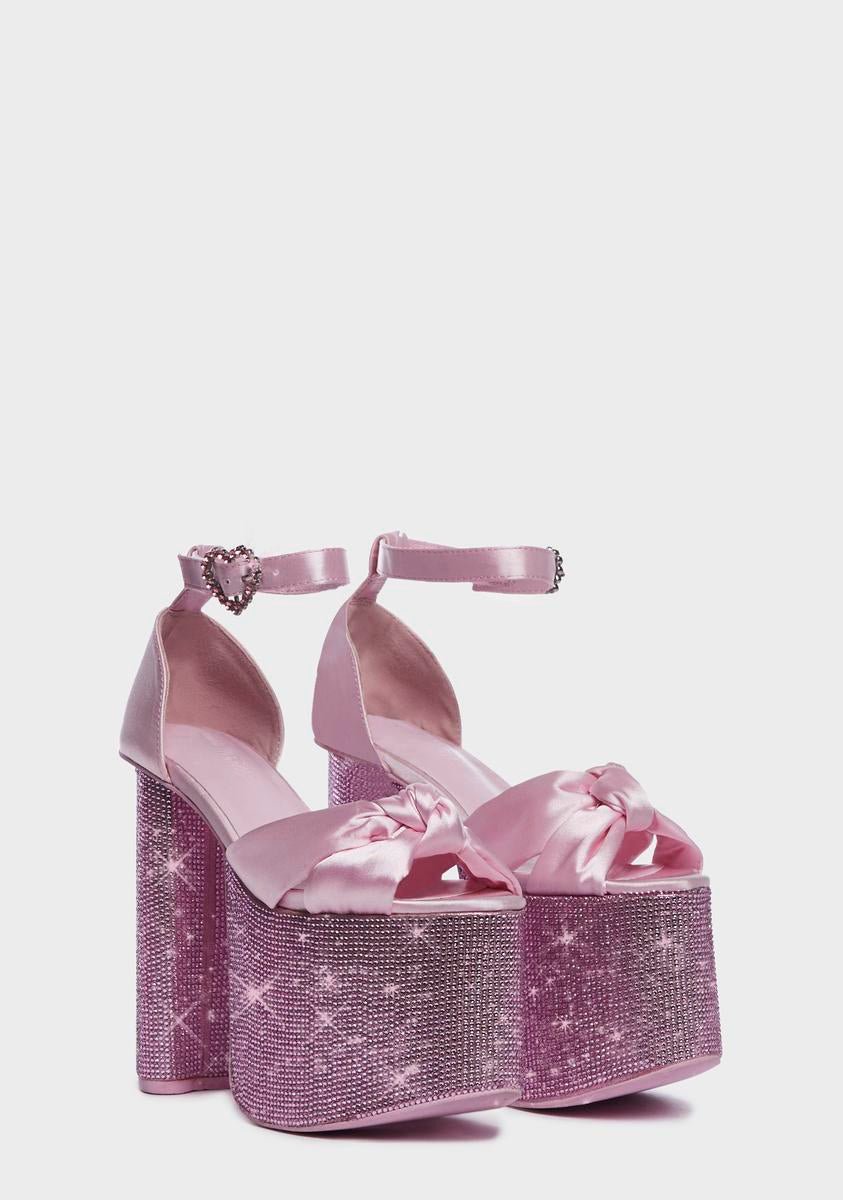Love At Every Corner Platform Heels - Image 3