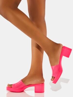 Pink Harlin Kitten Heels