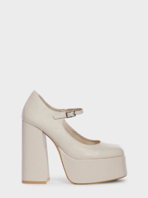 Cream Sweet Attitude Platform Heels