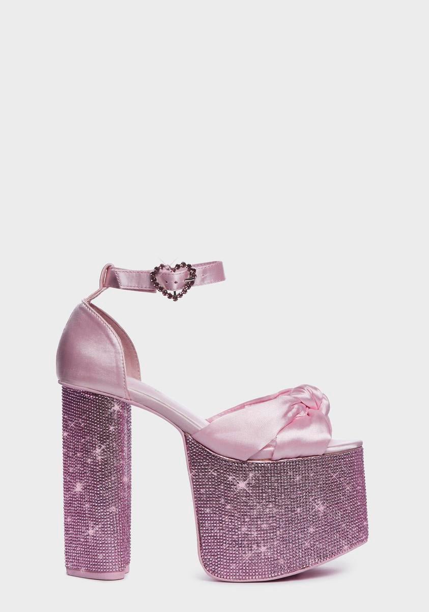 Love At Every Corner Platform Heels