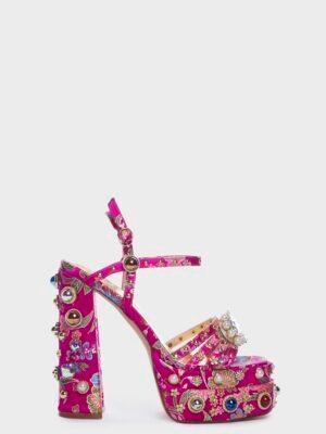 Annie Embellished Platform Heels
