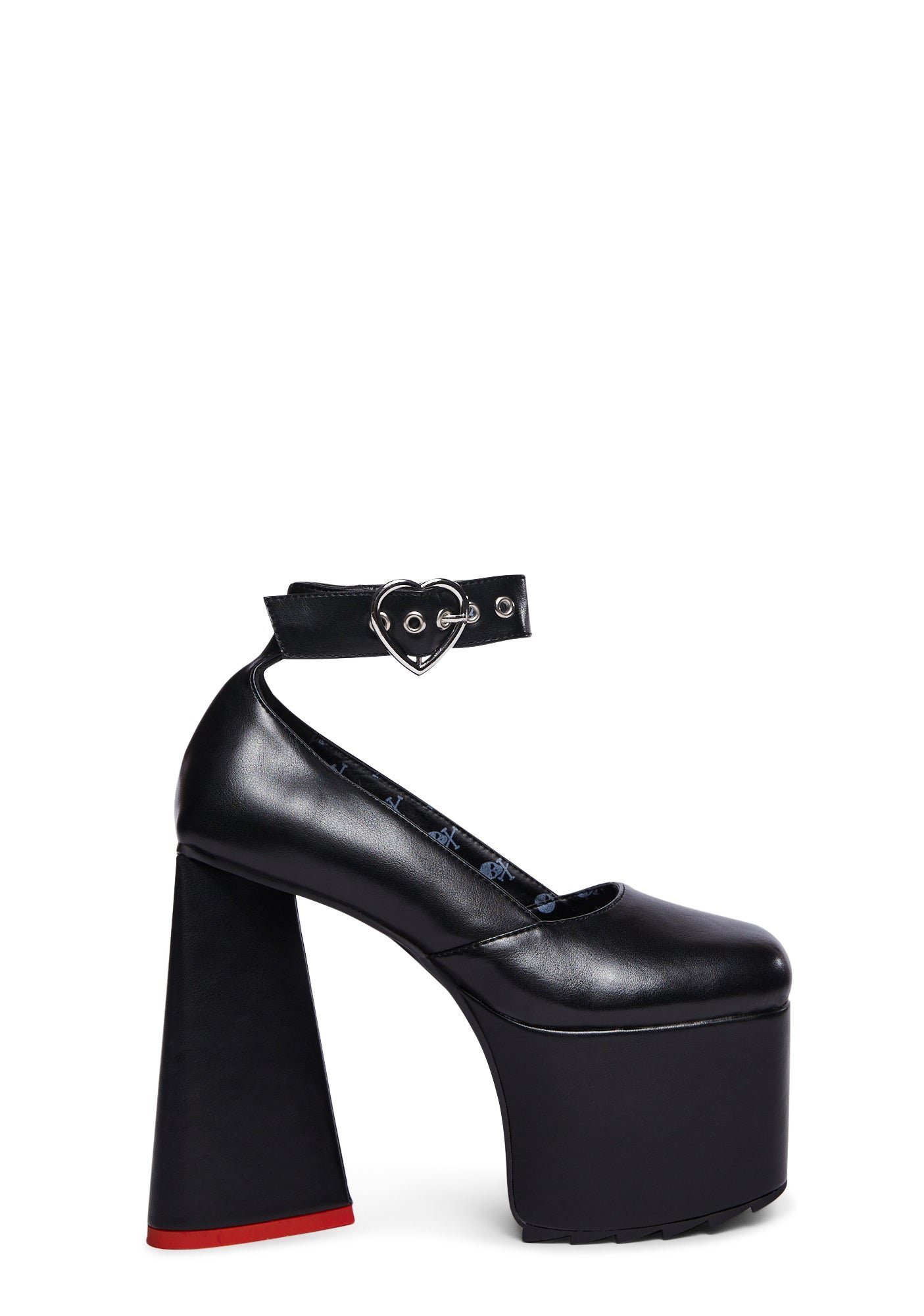 Love Heart Platform Heels