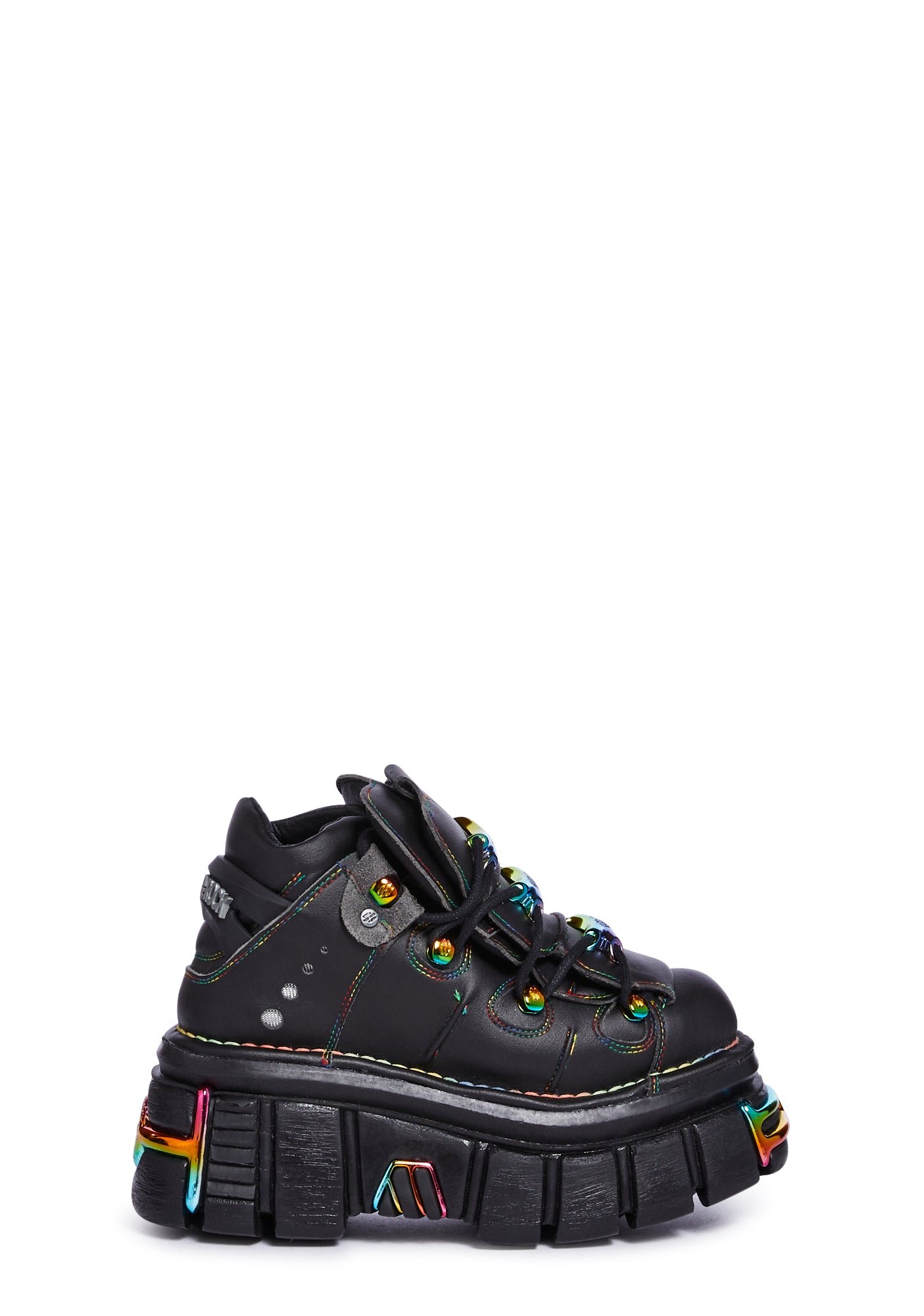 Dolls Kill x New Rock Chromatic Short Boots - Image 5