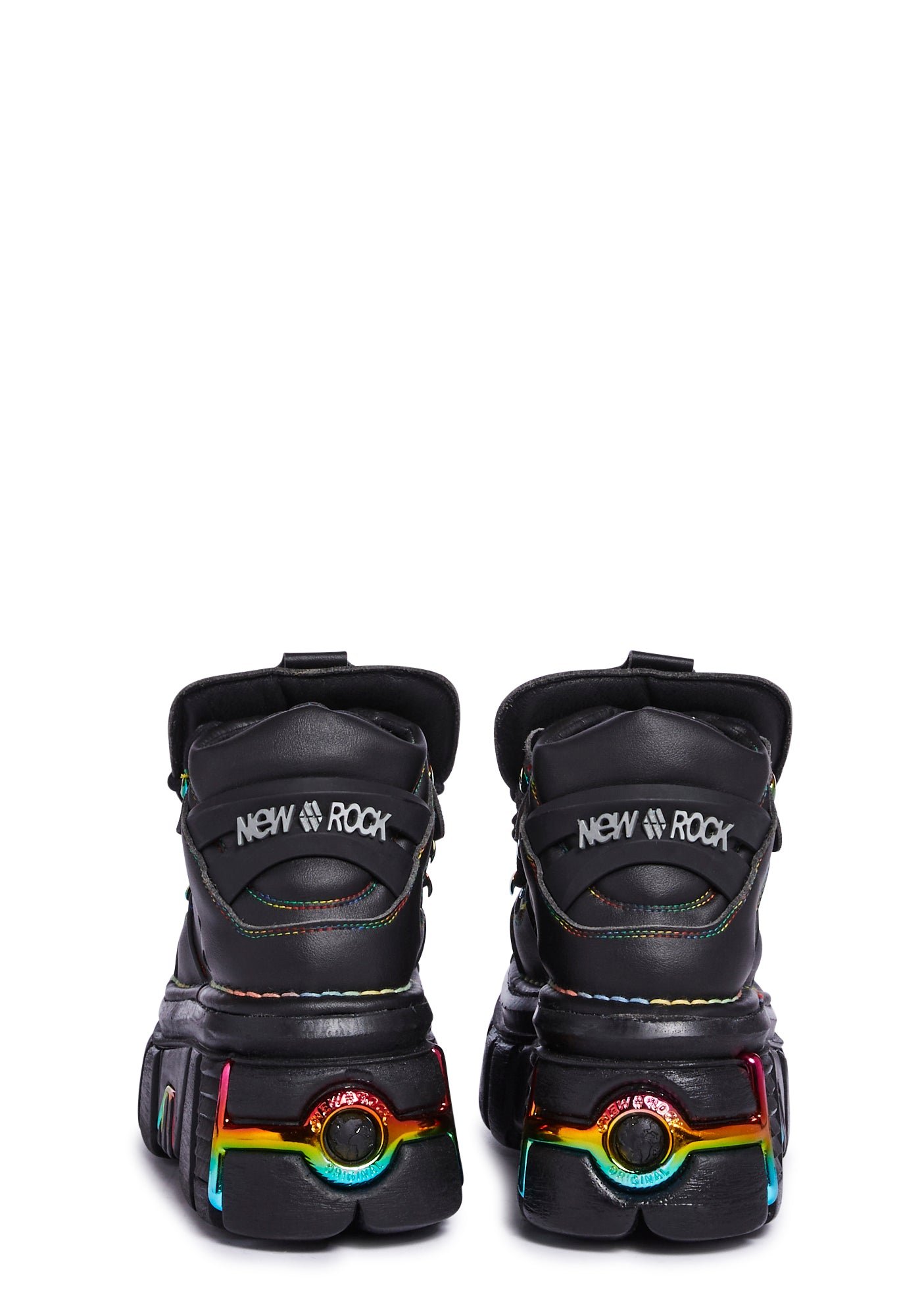 Dolls Kill x New Rock Chromatic Short Boots - Image 4
