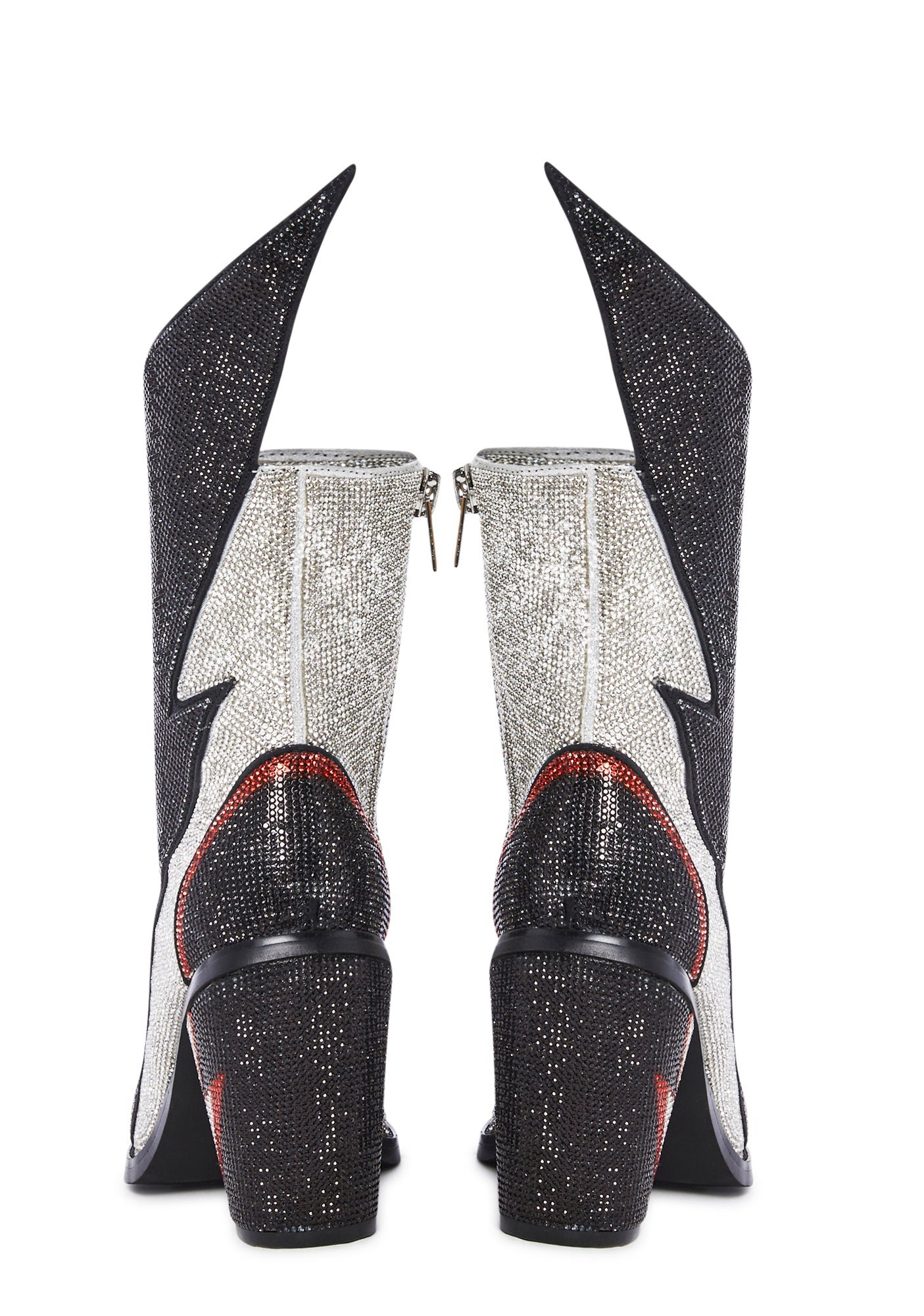 Sheriff Shine Cowboy Boots - Noir Ziggy - Image 4