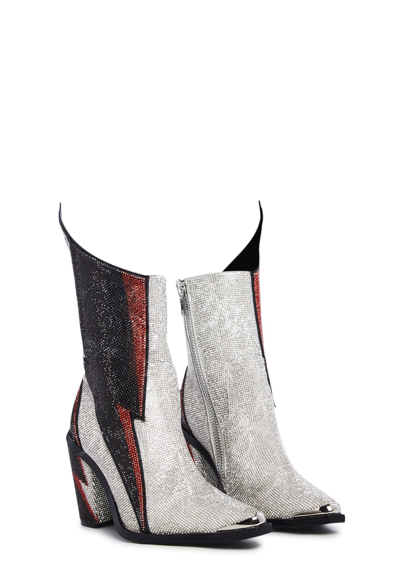 Sheriff Shine Cowboy Boots - Noir Ziggy - Image 3