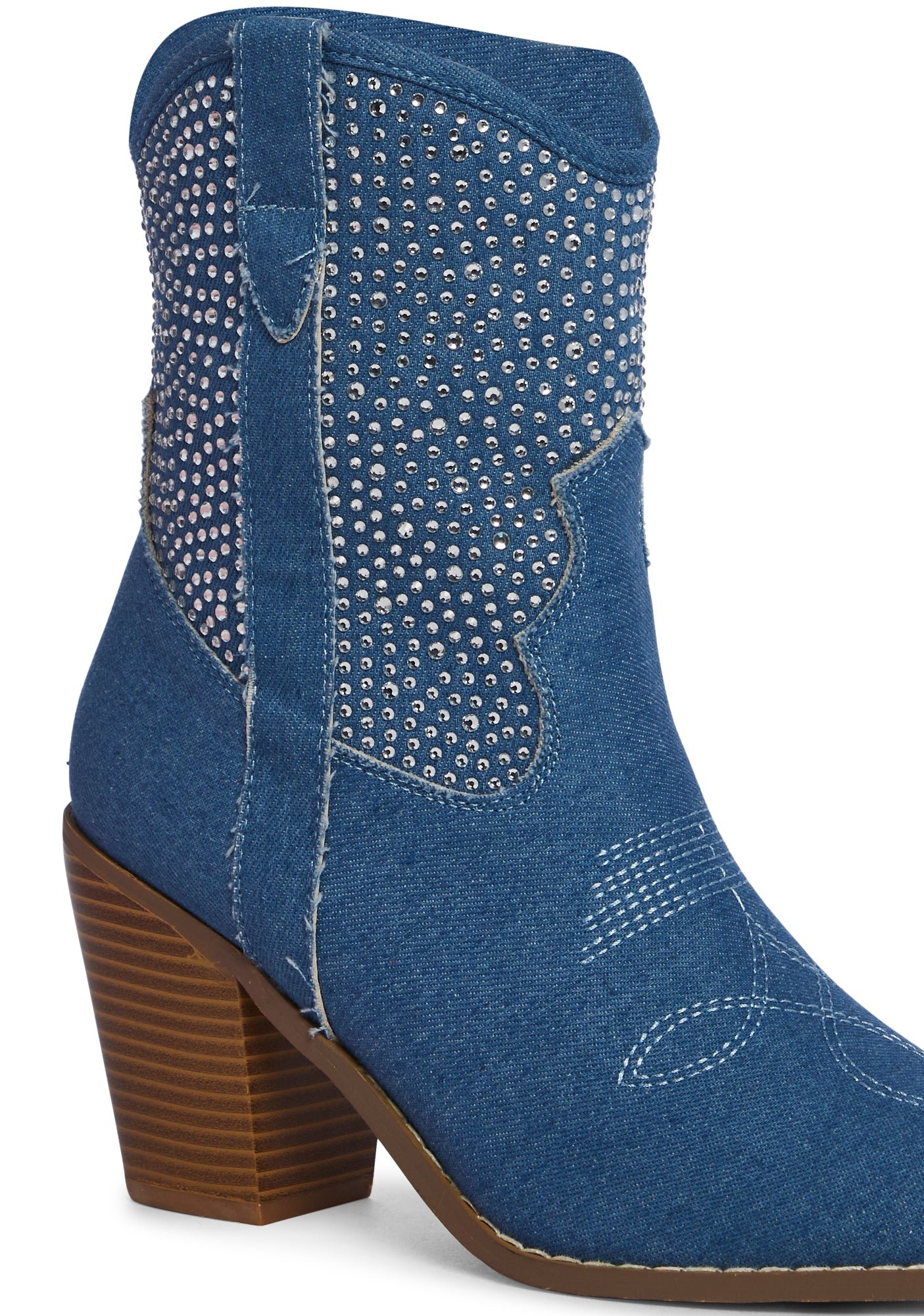 Cowgirl Ways Western Boots - Blue - Image 2