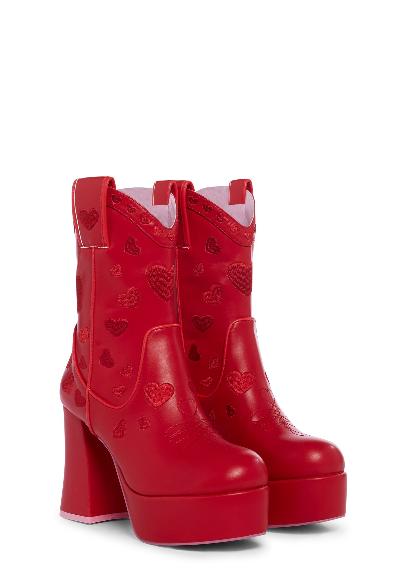Follow The Sunset Cowboy Boots - Red - Image 3