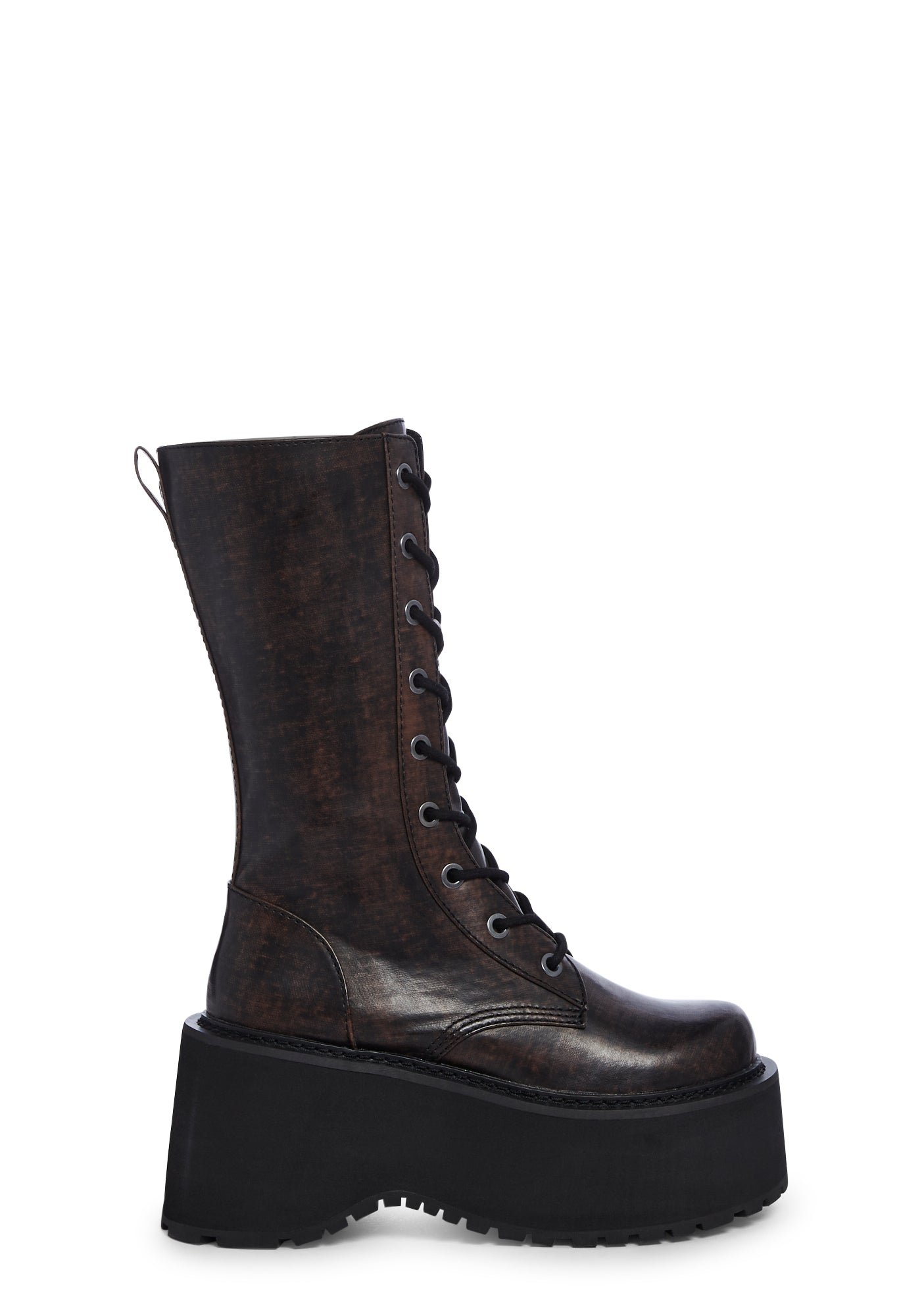 Booked Out Combat Boots - Brown