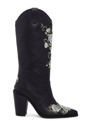 Mourning Rose Cowboy Boots