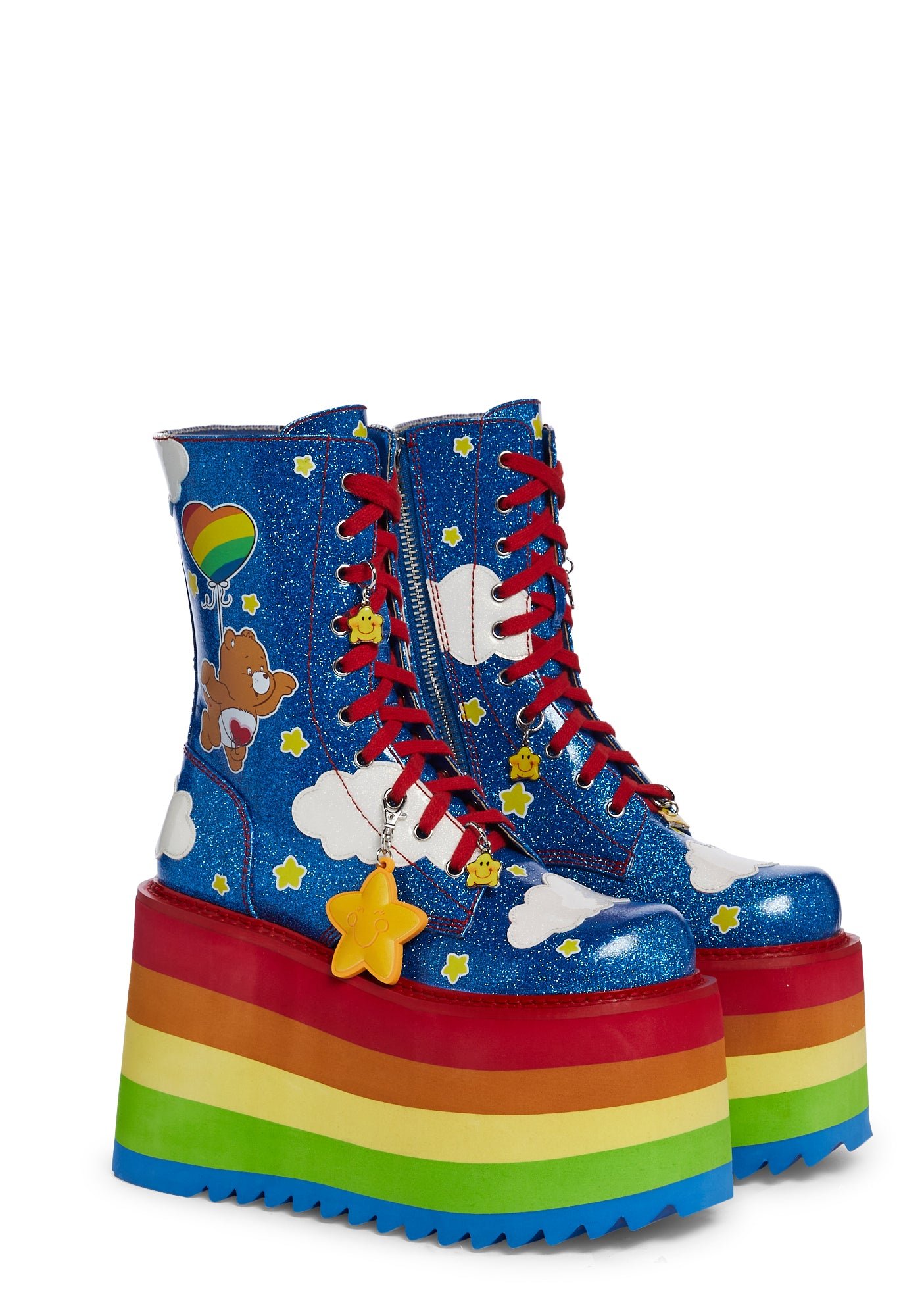 Up And Away Platform Boots - Rainbow - Image 3