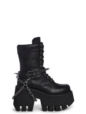 World On Edge Combat Boots