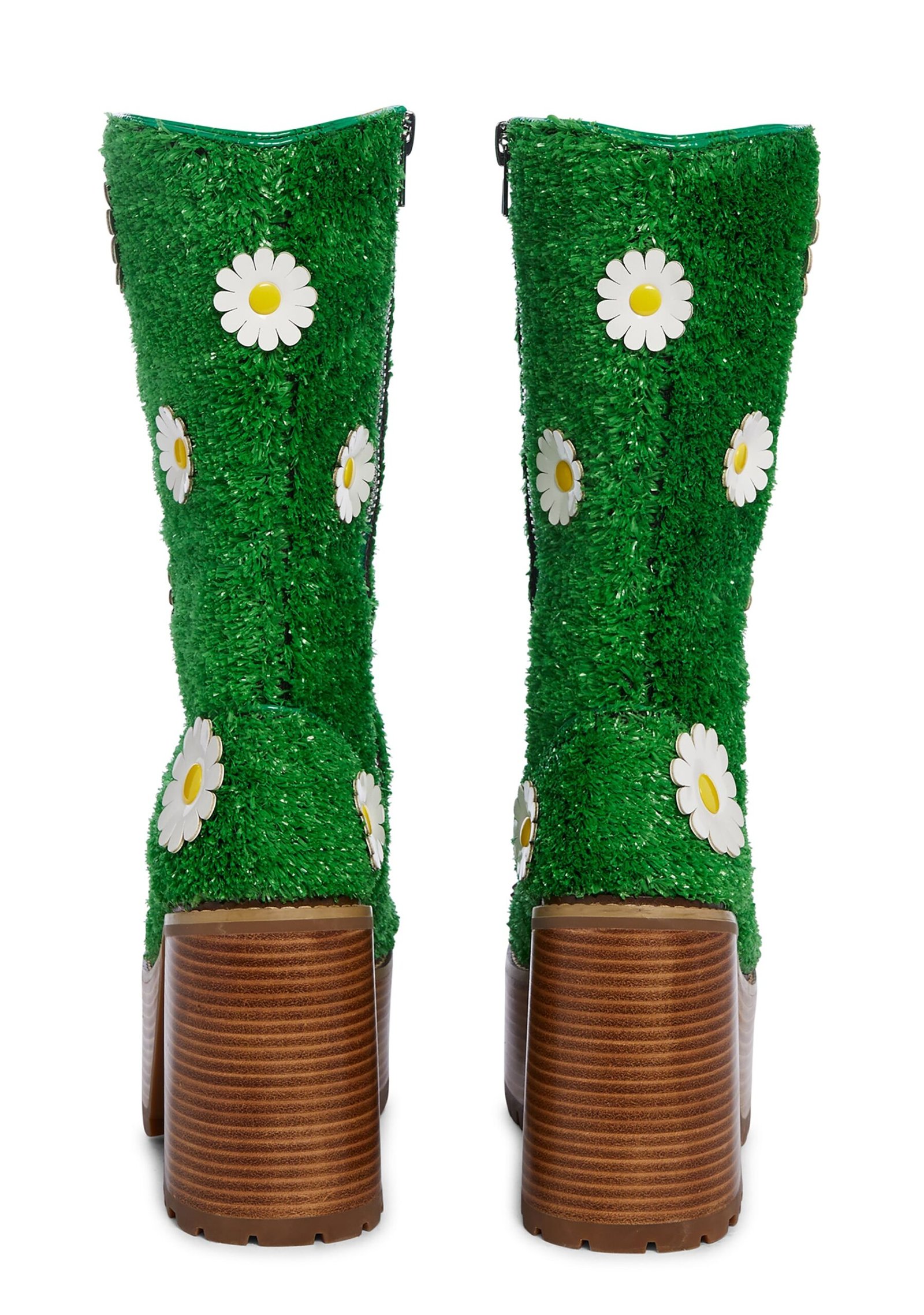 It's Always Greener Platform Boots - Image 4
