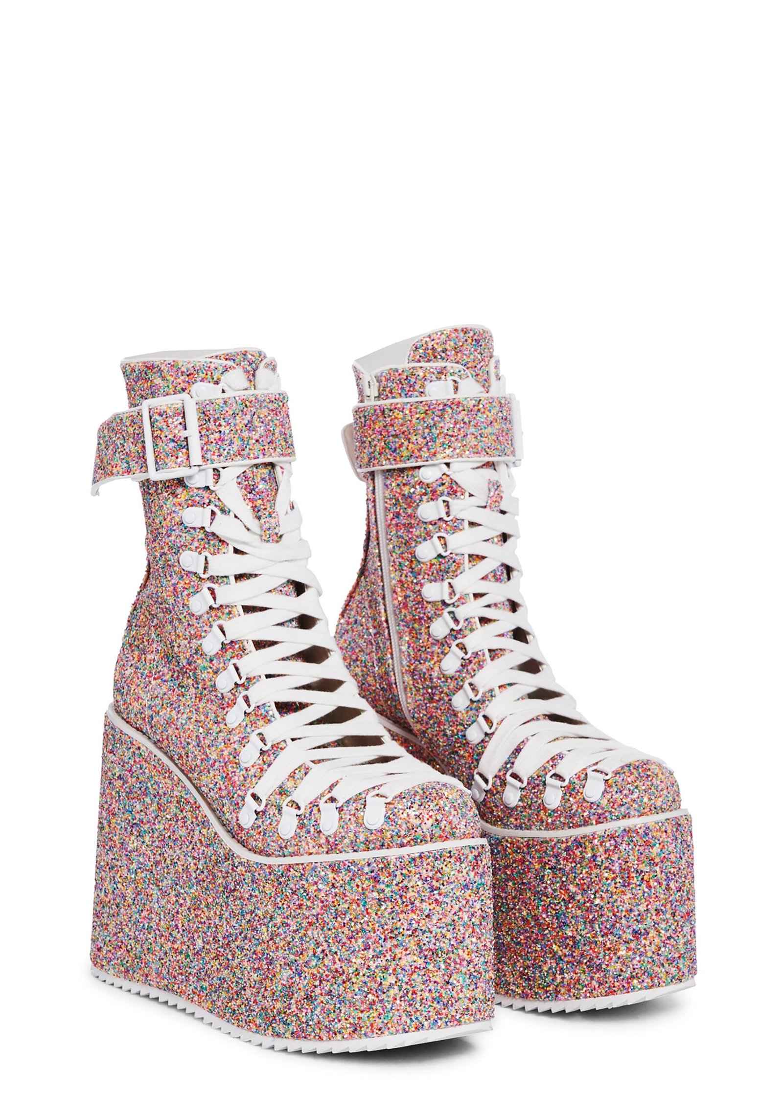 Sugar Coated Traitor Boots - Confetti - Image 3