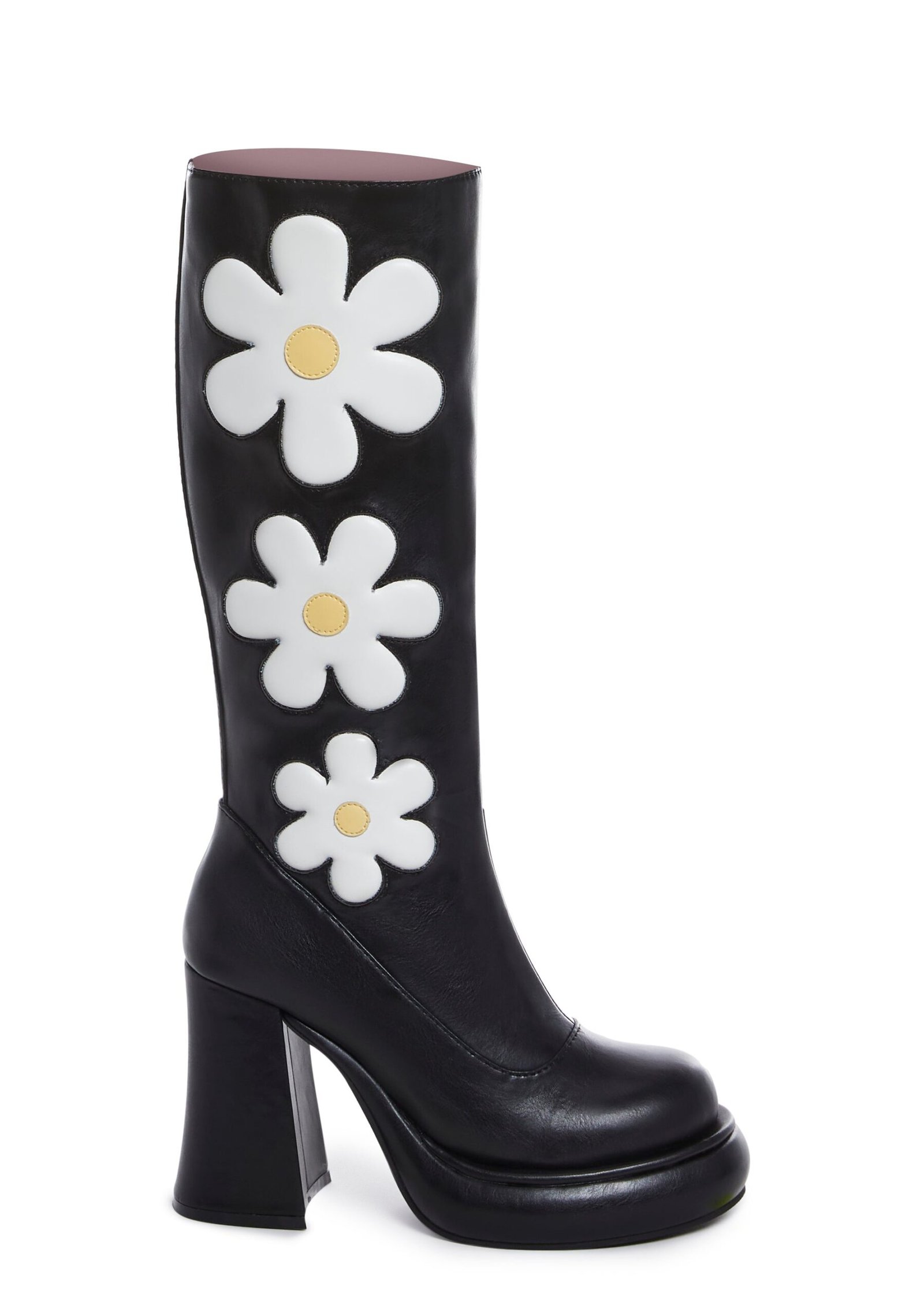 Groovy Shindig Platform Boots - Black
