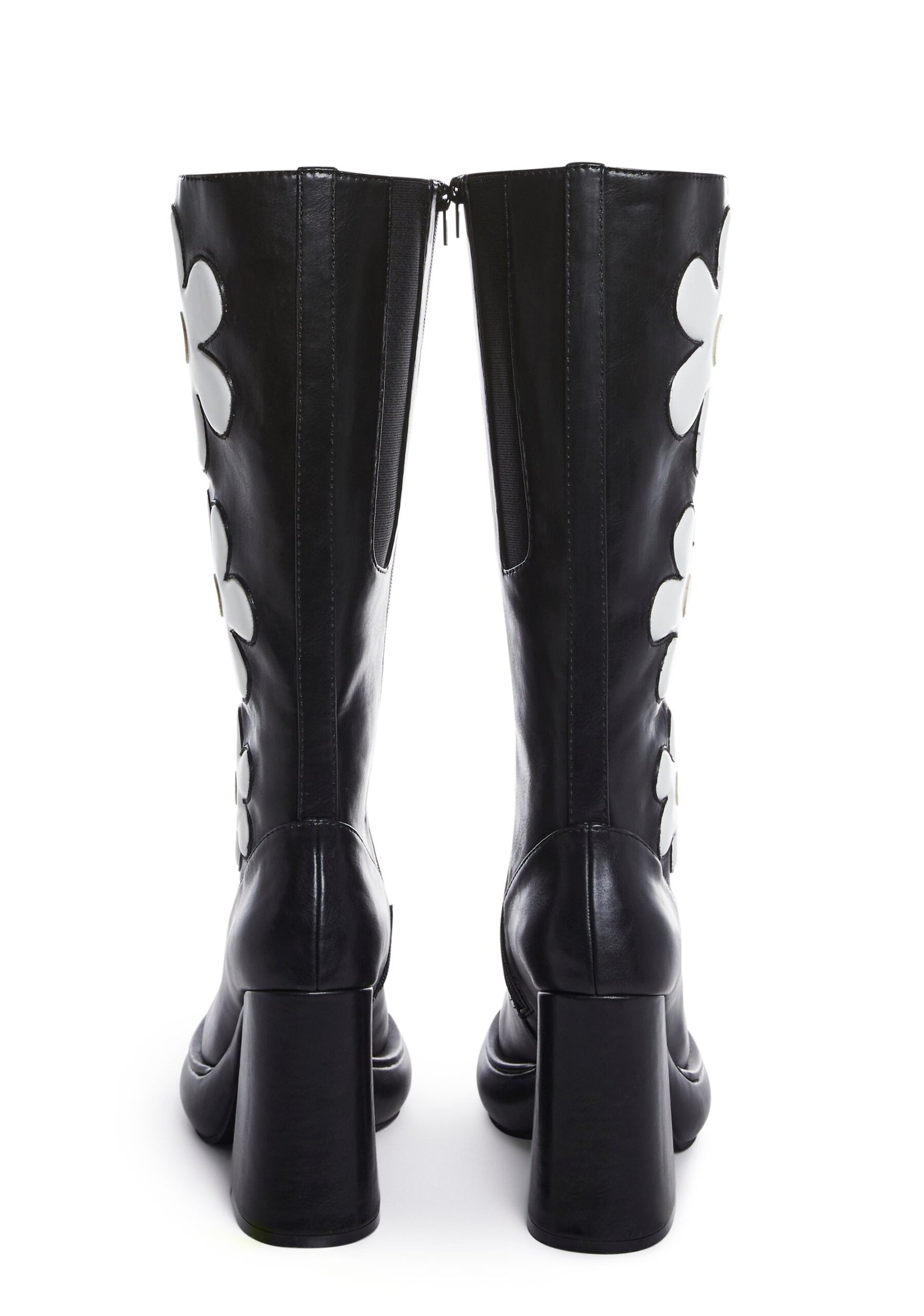 Groovy Shindig Platform Boots - Black - Image 4