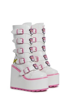 X Sanrio Dune Platform Boots - My Melody