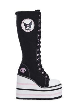 X Sanrio Detention Kuromi Platform Boots