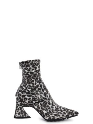 Found Leopard Heeled Booties