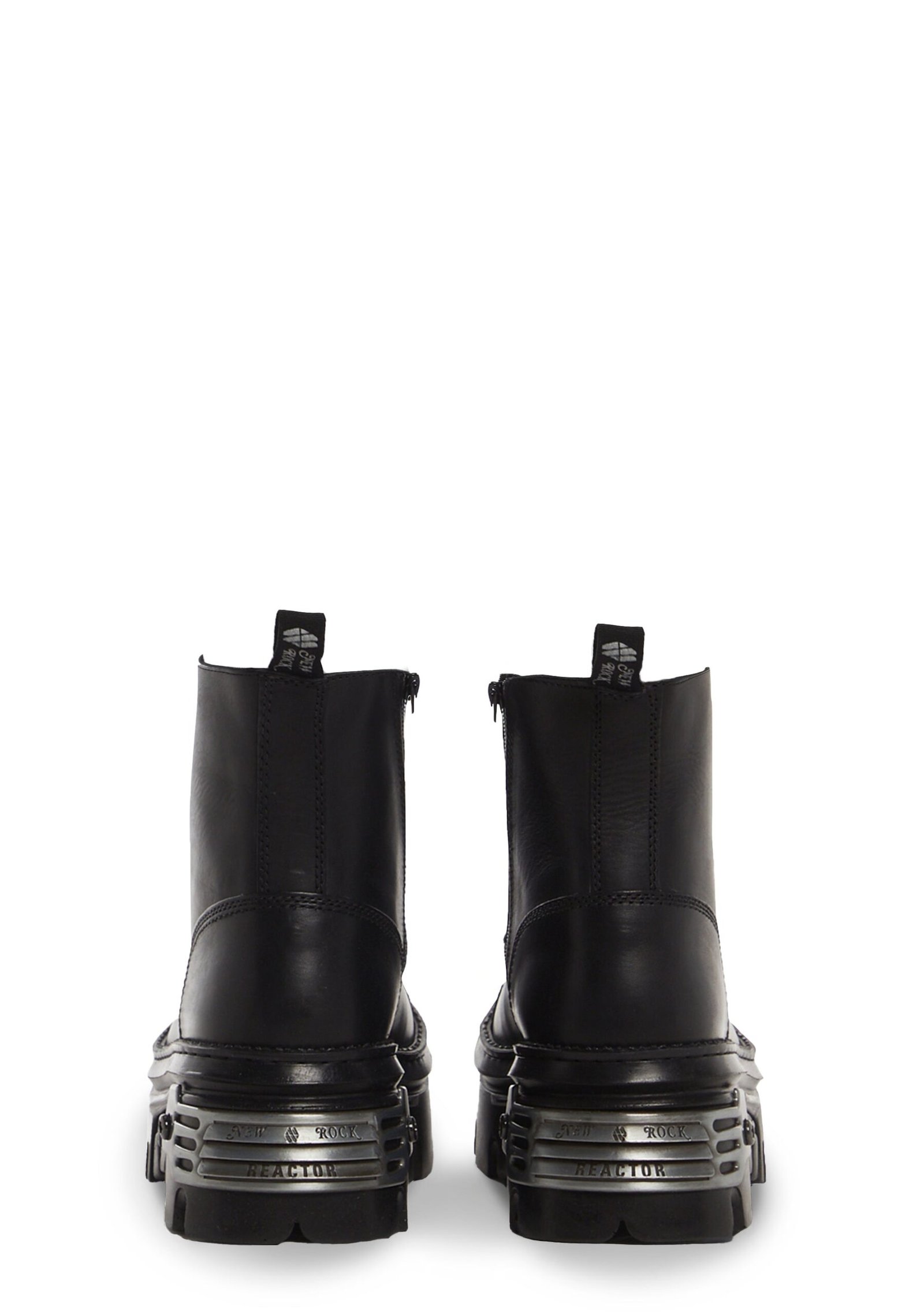 M-WALL083CCT-S13 Leather Combat Boots - Image 4