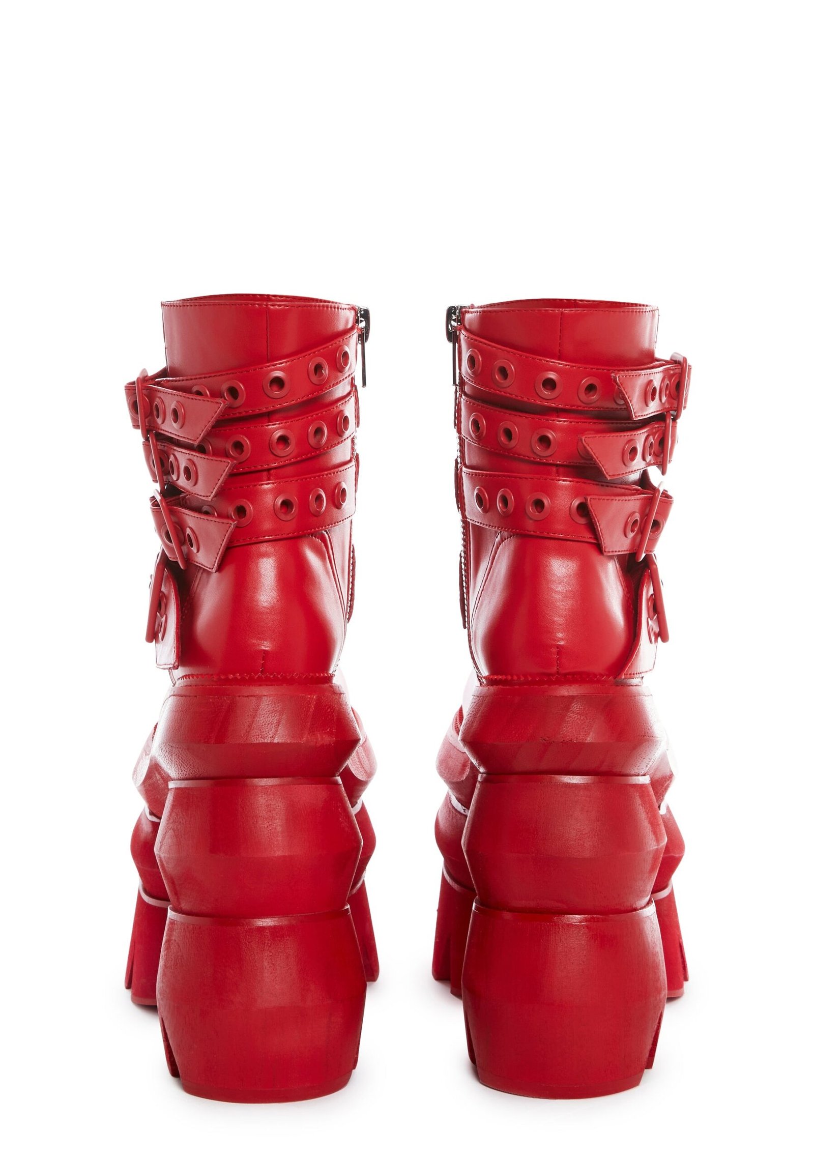 Never A Sellout Ankle Boots - Red - Image 4