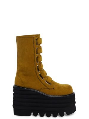 Meant To Be Platform Boots - Tan