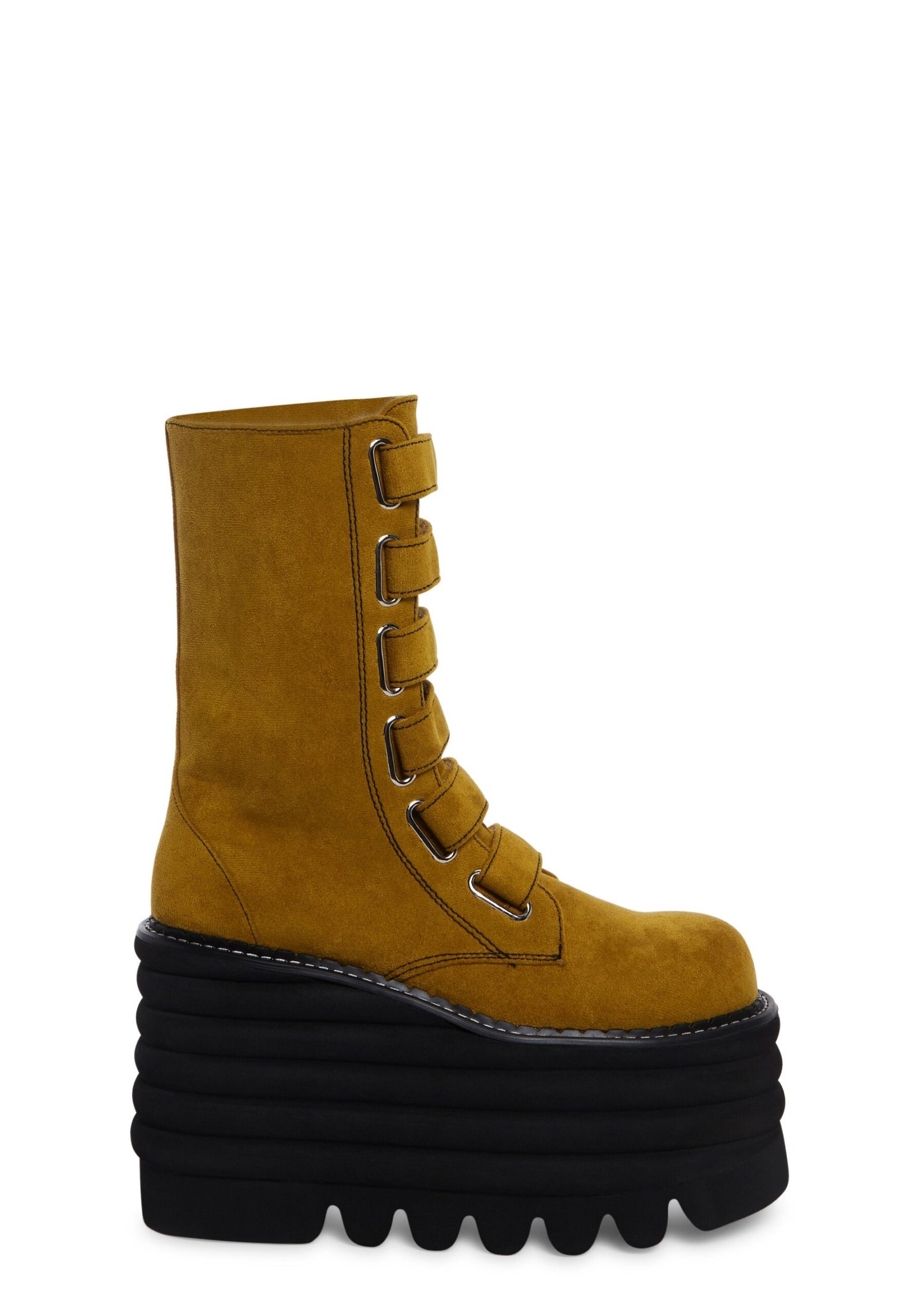 Meant To Be Platform Boots - Tan