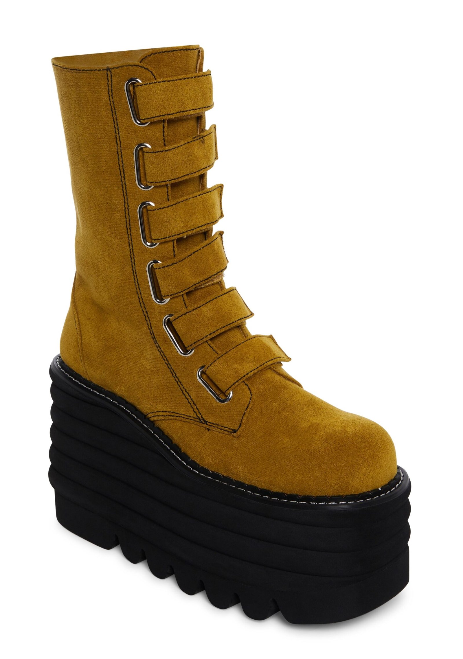 Meant To Be Platform Boots - Tan - Image 2