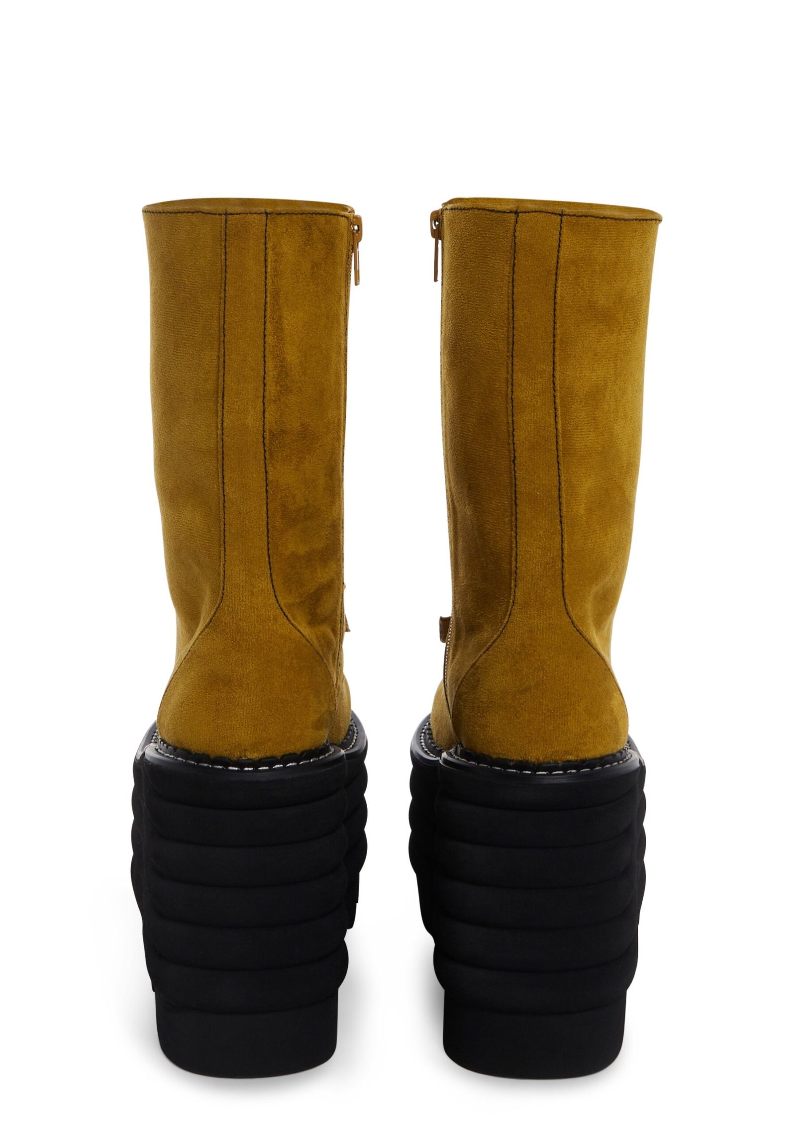 Meant To Be Platform Boots - Tan - Image 4