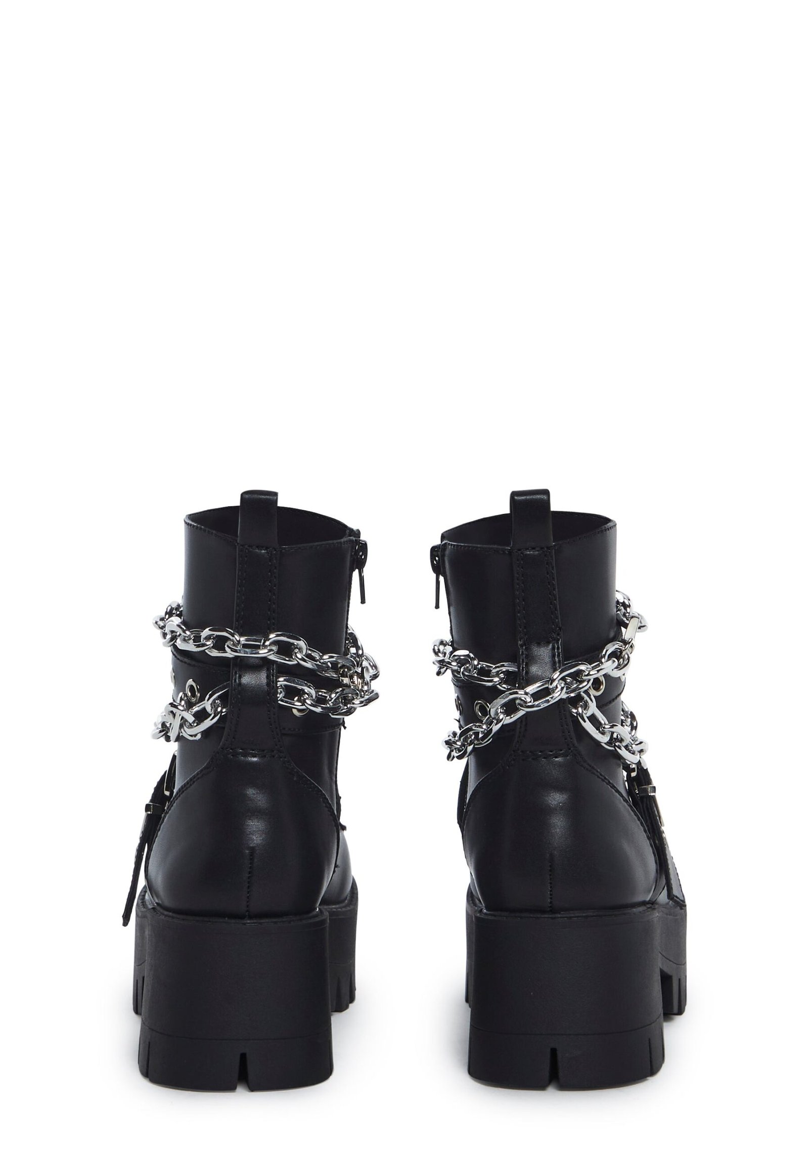 Bad Girl Blues Platform Boots - Image 4