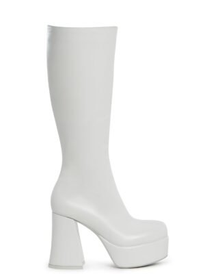 Flirty Flair Go Go Boots - White