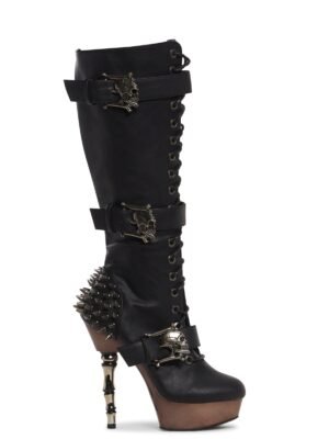 Muerto-2028 Platform Knee High Boots