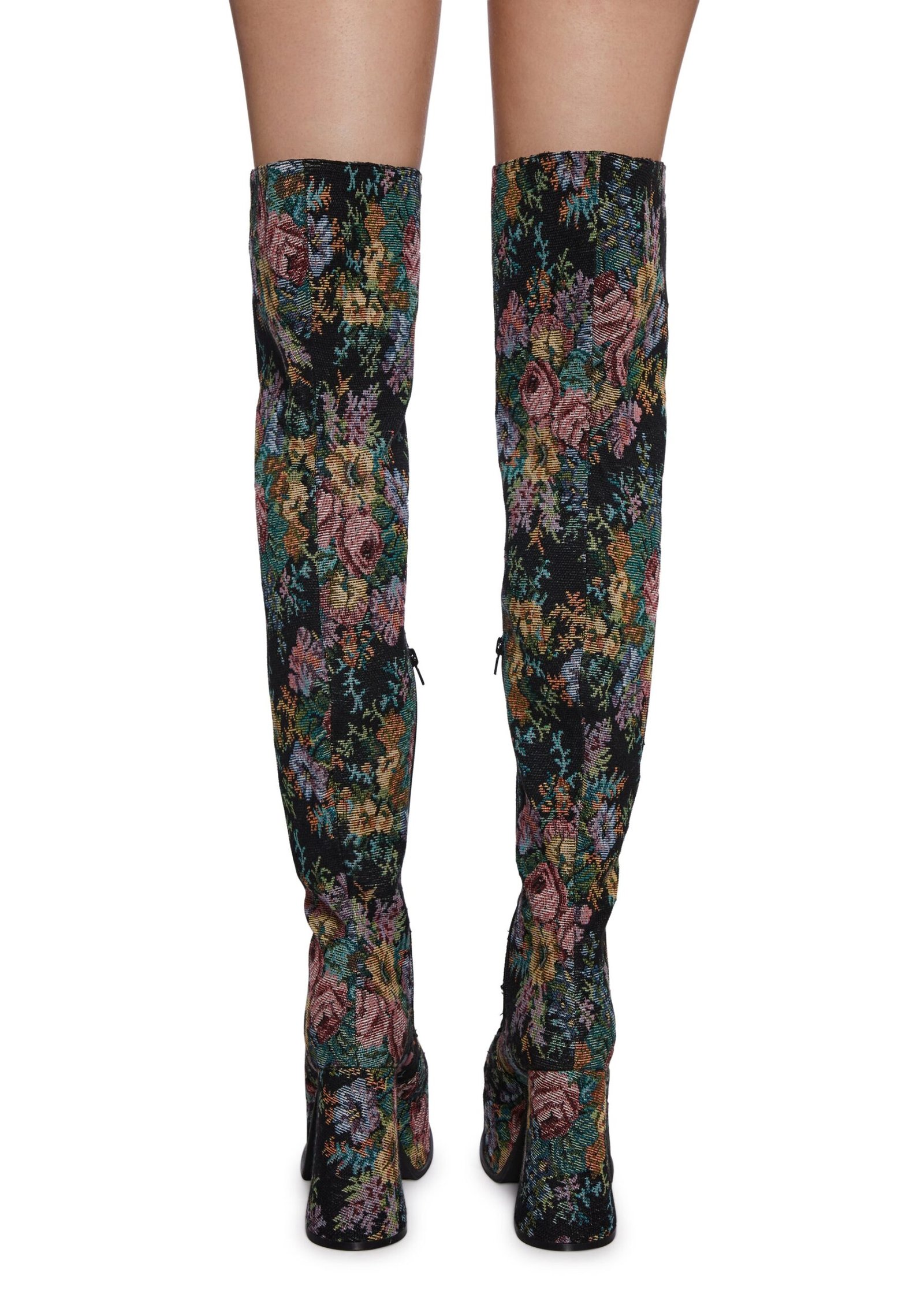 Boheme Garden Thigh High Boots - Image 4