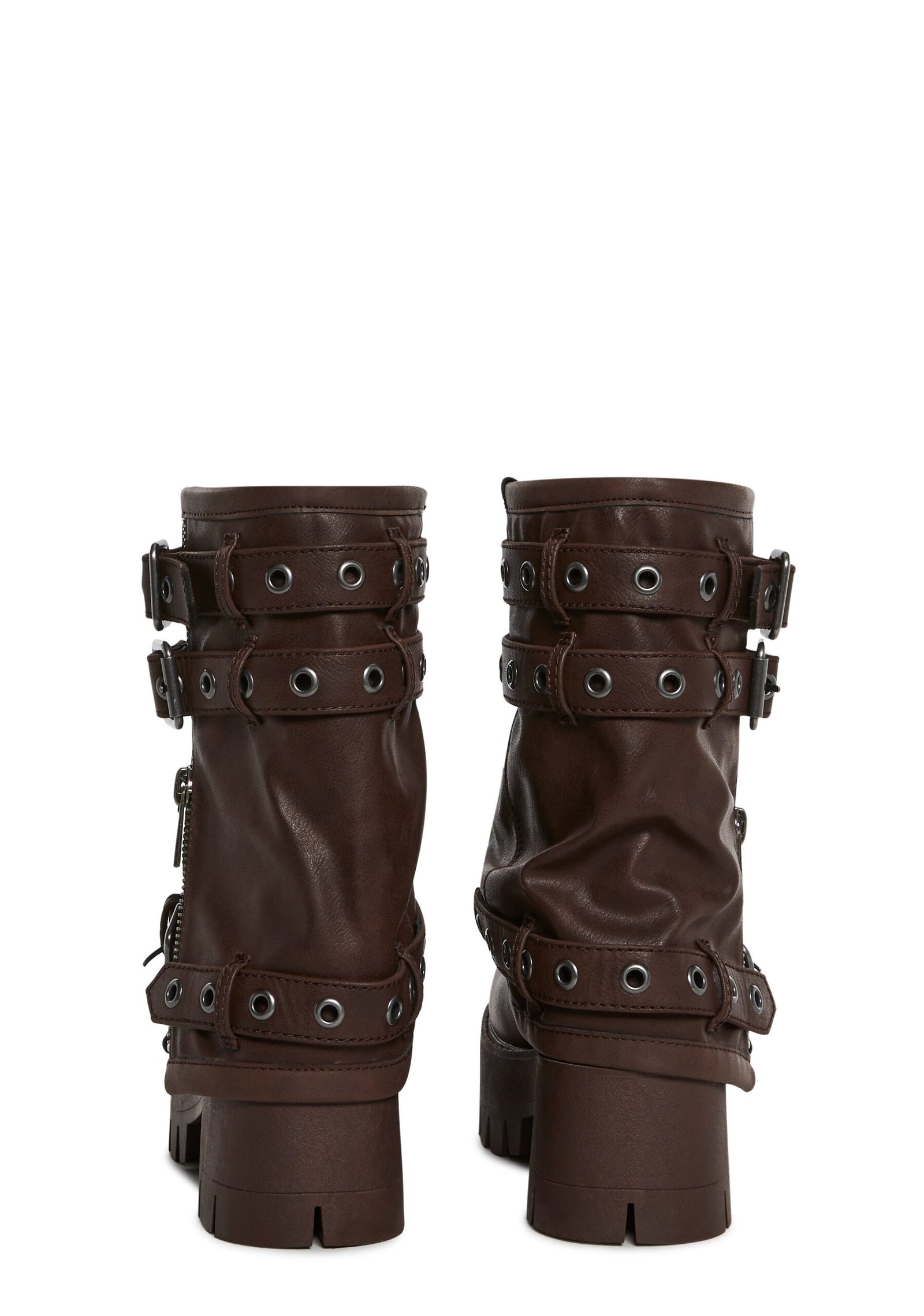 Warp Combat Boots - Brown - Image 4